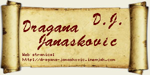 Dragana Janašković vizit kartica